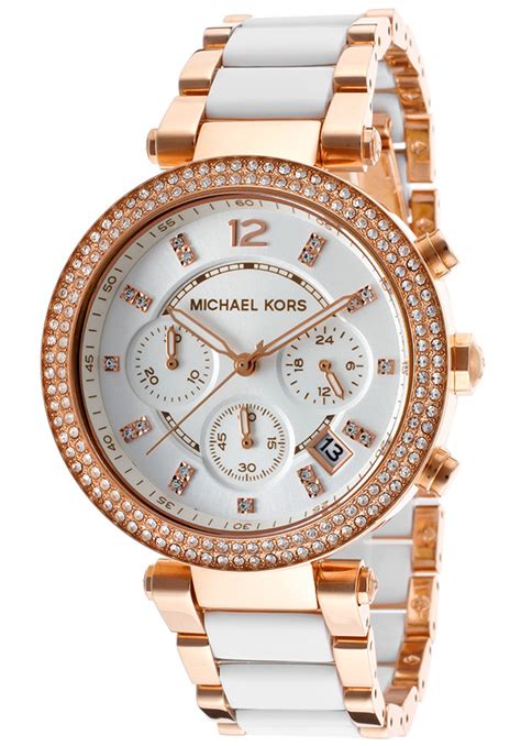 michael kors parker watch two tone|Michael Kors runway chronograph.